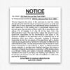Building Smoke Detectors Notice NYC in Black Text