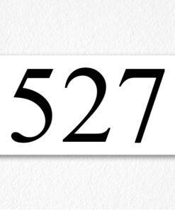 524 Room Number Sign in Black Text