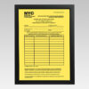 HPD certificate of inspection visits