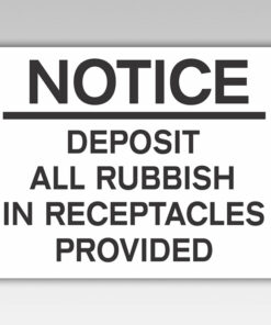 HPD garbage collection Sign