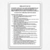 Door Fire Safety Notice